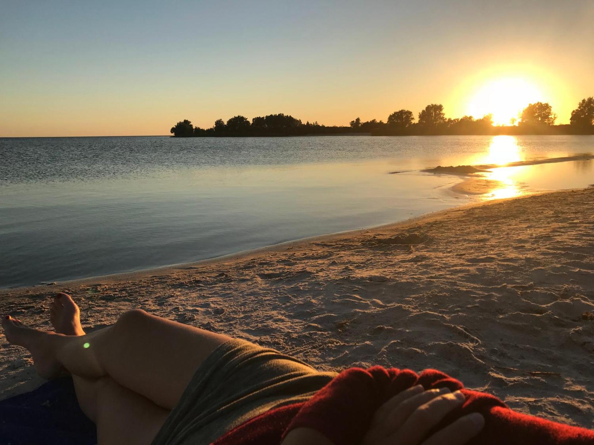Appartement Ijsselmeer Makkum Strand Eksteriør bilde